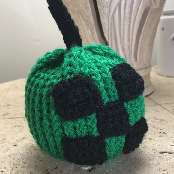 Minecraft Inspired Fall or Halloween Crochet Pumpkin - Picture 4 of 6